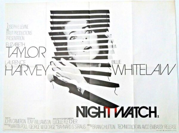 NIGHT WATCH ORIGINAL UK QUAD FILM POSTER 1973