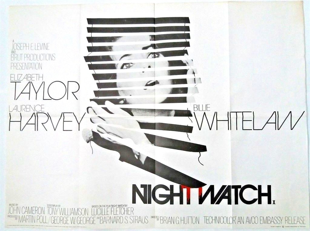 NIGHT WATCH ORIGINAL UK QUAD FILM POSTER 1973