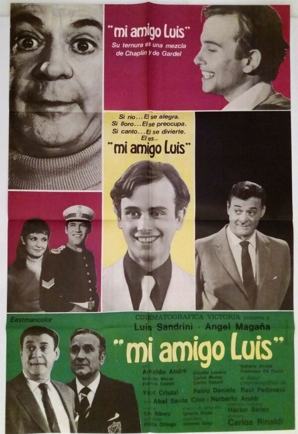 MI AMIGO LUIS ORIGINAL ARGENTINA FILM POSTER 1972