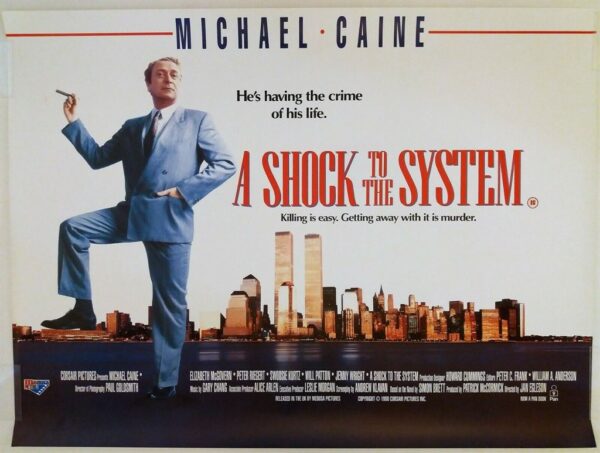 A SHOCK TO THE SYSTEM ORIGINAL UK QUAD FILM POSTER 1996