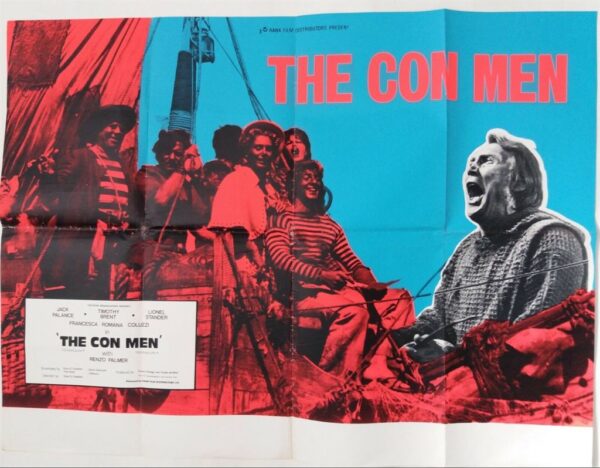 THE CON MEN ORIGINAL UK QUAD FILM POSTER 1972