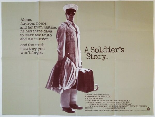 A SOLDIER'S STORY ORIGINAL UK QUAD FILM POSTER 1984