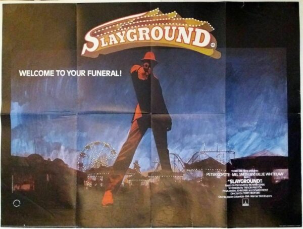 SLAYGROUND  ORIGINAL UK QUAD FILM POSTER 1983