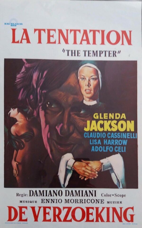 THE TEMPTER (THE ANTICHRIST) ORIGINAL BELGIAN FILM POSTER 1974