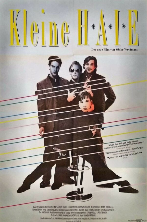 KLEINE HAIE ORIGINAL GERMAN FILM POSTER 1992