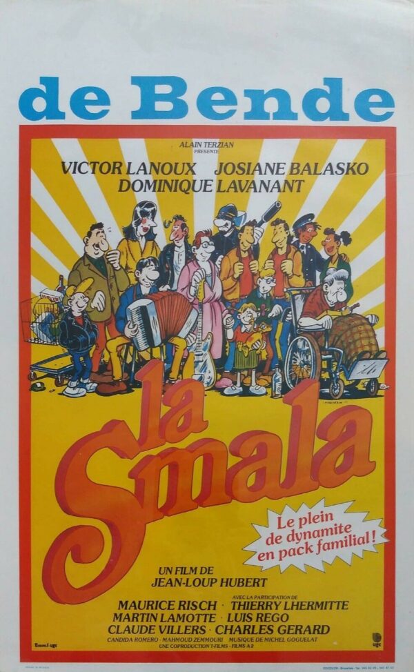 LA SMALA (THE SMALA) ORIGINAL BELGIAN FILM POSTER 1984