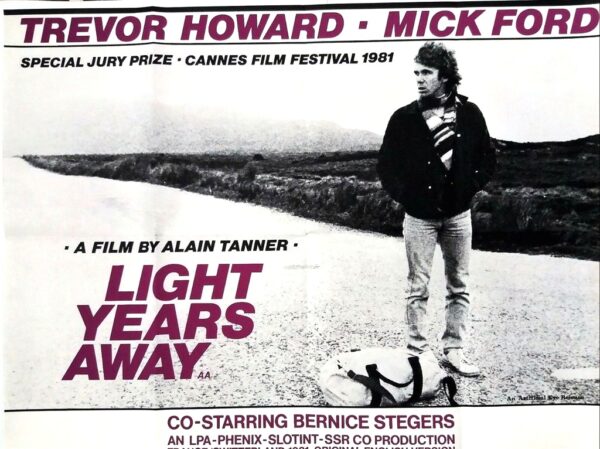 LIGHT YEARS AWAY ORIGINAL UK QUAD FILM POSTER 1981 