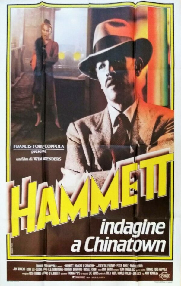 HAMMETT ORIGINAL ITALIAN FILM POSTER 1983