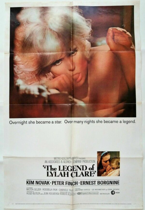 THE LEGEND OF LYLAH CLARE ORIGINAL U.S ONE SHEET FILM POSTER 1968