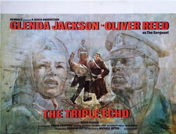 THE TRIPLE ECHO ORIGINAL UK QUAD FILM POSTER 1972 