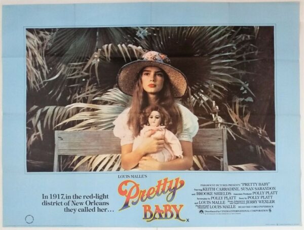 PRETTY BABY ORIGINAL UK QUAD FILM POSTER 1978
