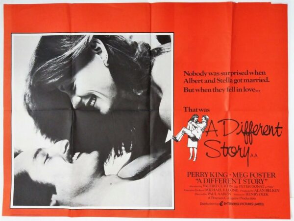 A DIFFERENT STORY ORIGINAL UK QUAD FILM POSTER 1978