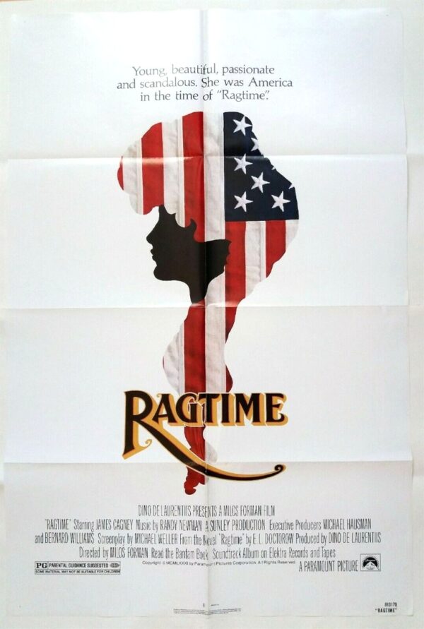 RAGTIME ORIGINAL U.S ONE SHEET FILM POSTER 1963