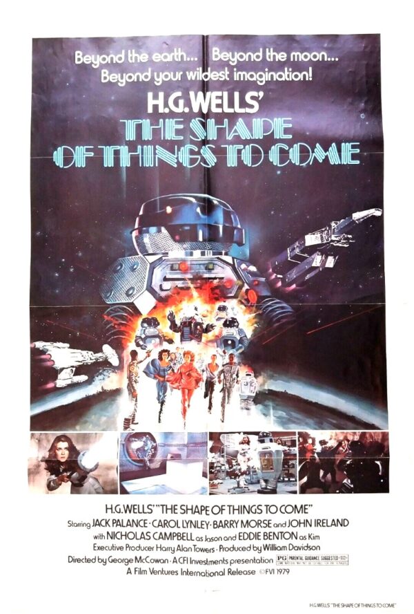 THE SHAPE OF THINGS TO COME ORIGINAL U.S ONE SHEET FILM POSTER 1979 