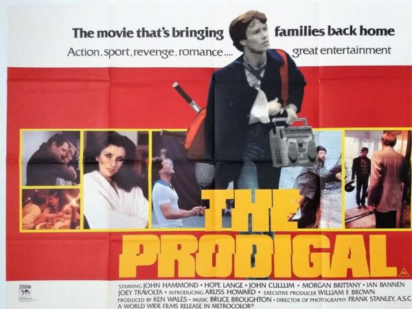 THE PRODIGAL ORIGINAL UK QUAD FILM POSTER 1983