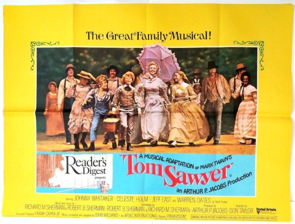 TOM SAWYER ORIGINAL UK QUAD FILM POSTER 1973