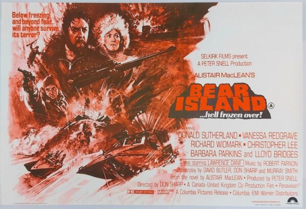 BEAR ISLAND ORIGINAL UK QUAD FILM POSTER 1979