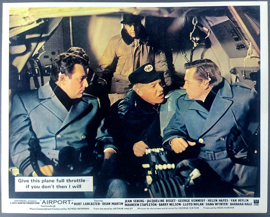 AIRPORT ORIGINAL SET OF 8 UK FOH LOBBY CARDS 1970 - Image 9