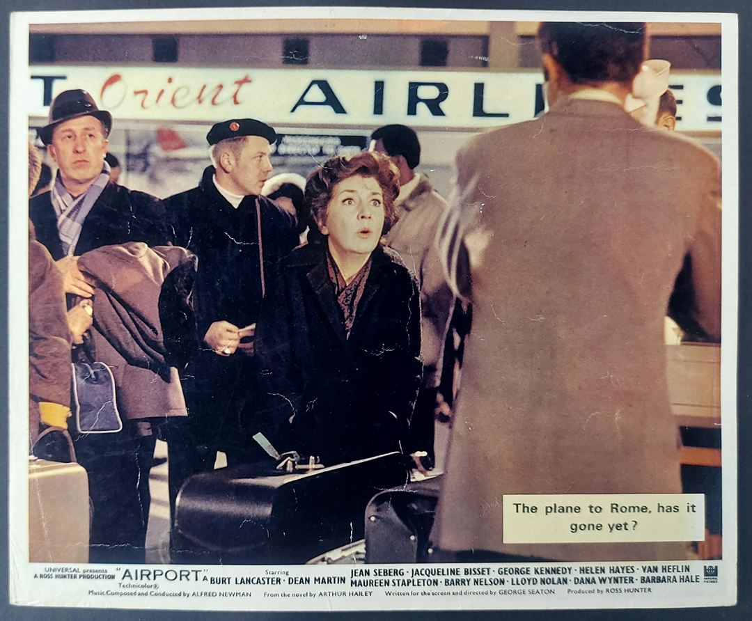 AIRPORT ORIGINAL SET OF 8 UK FOH LOBBY CARDS 1970 - Image 5