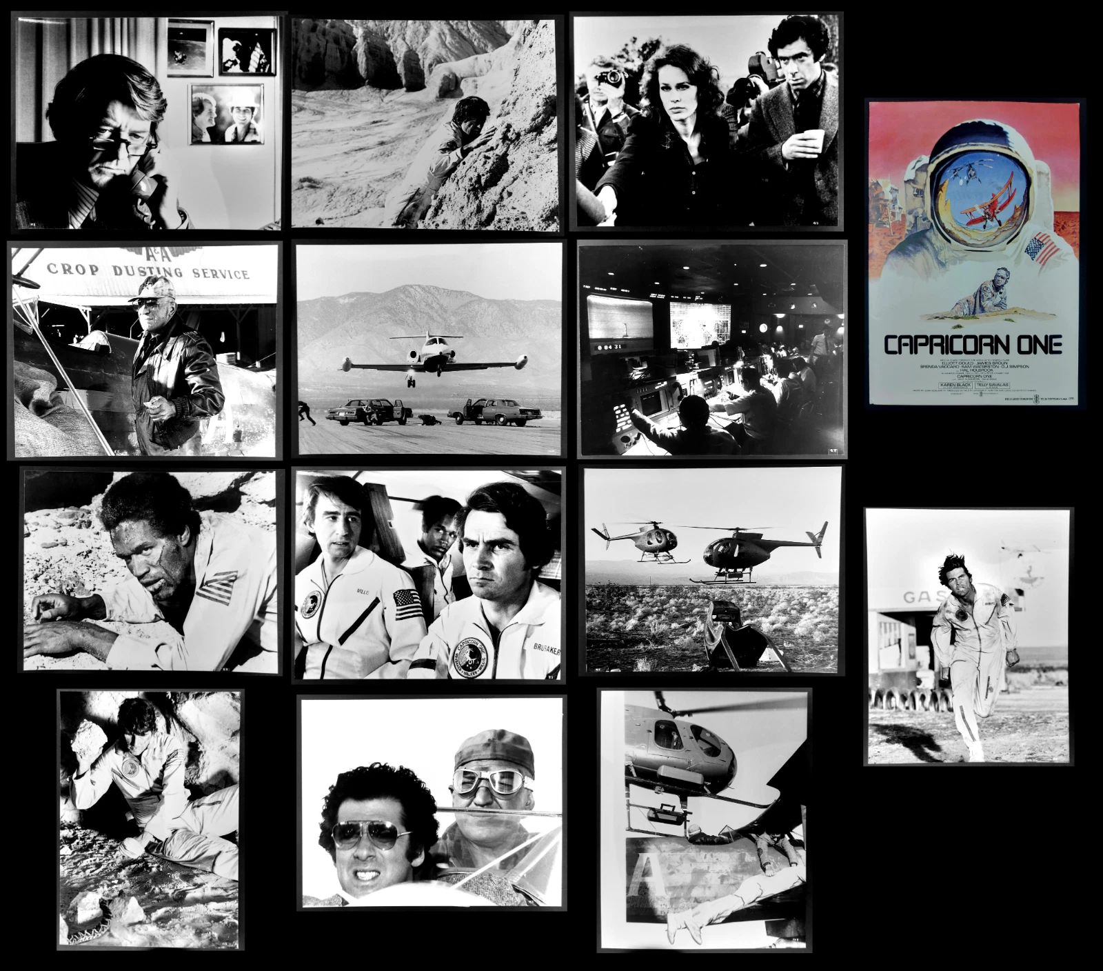 CAPRICORN ONE ORIGINAL UK PUBLICITY PRESS KIT STILLS 1977