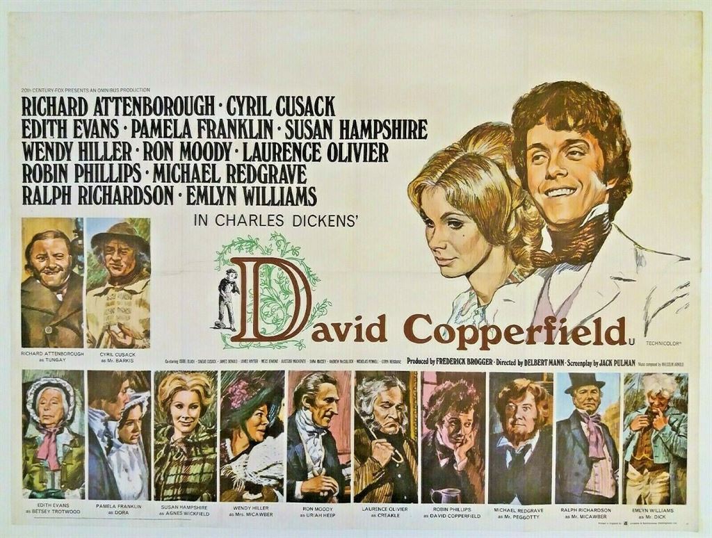 DAVID COPPERFIELD ORIGINAL UK QUAD FILM POSTER 1969