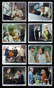 FUNERAL IN BERLIN ORIGINAL SET OF 8 UK FOH LOBBY CARDS 1966